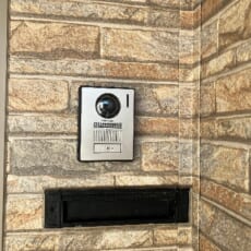 音声のみインターホンからカメラ付きインターホンへの取替工事の画像