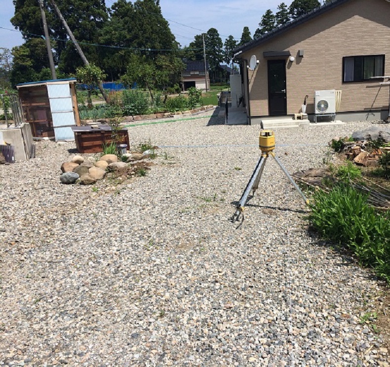 アプローチ土間コンクリート工事