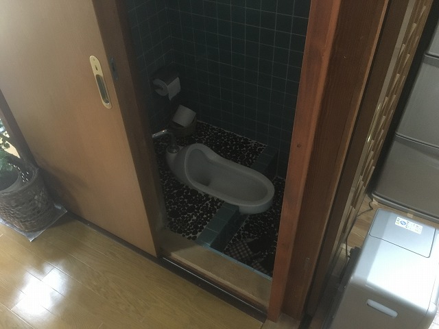 和式トイレから洋式トイレへ改装工事