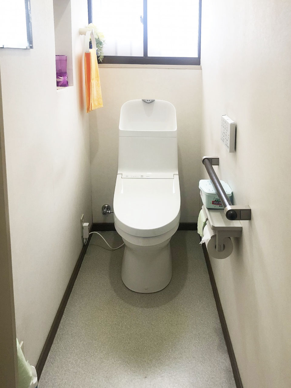 掃除のしにくいトイレとさようなら。トイレ入替え工事