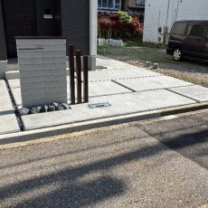 新築エクステリア工事～アプローチも見栄え良く～の画像