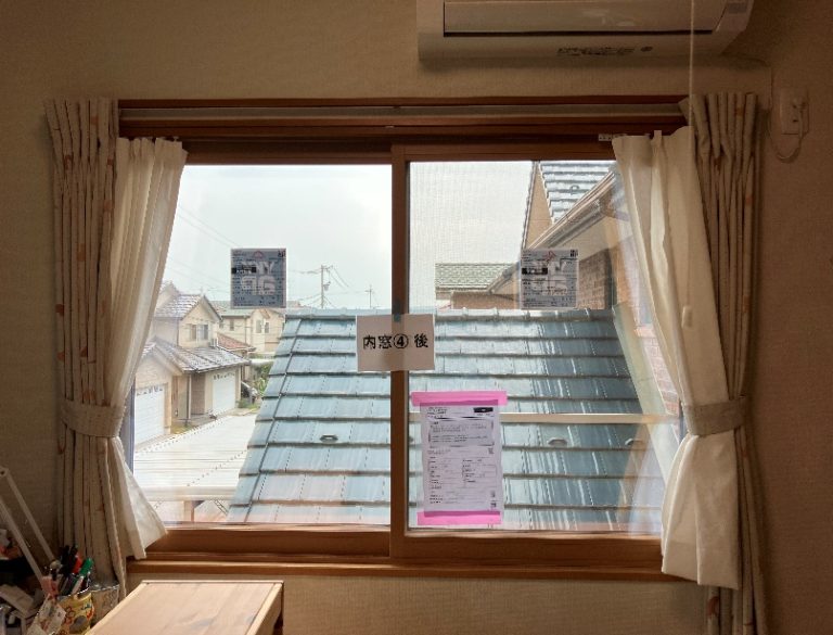 内窓設置で結露防止に・・・