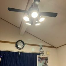 小泉（KOIZUMI）製シーリングファン交換の画像